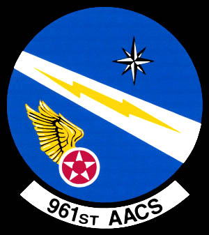 嘉手納基地　第961空中管制飛行隊 961st AACS ワッペン パッチ 第961空中管制飛行隊 961st AACS ワッペン パッチ | ミリタリー琉球
